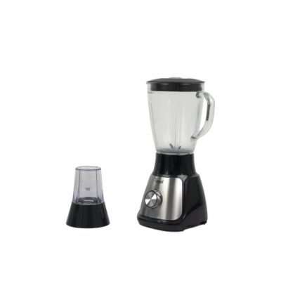 Royal 500W Stainless Steel + Glass Blender (RBL1055GL-SS)